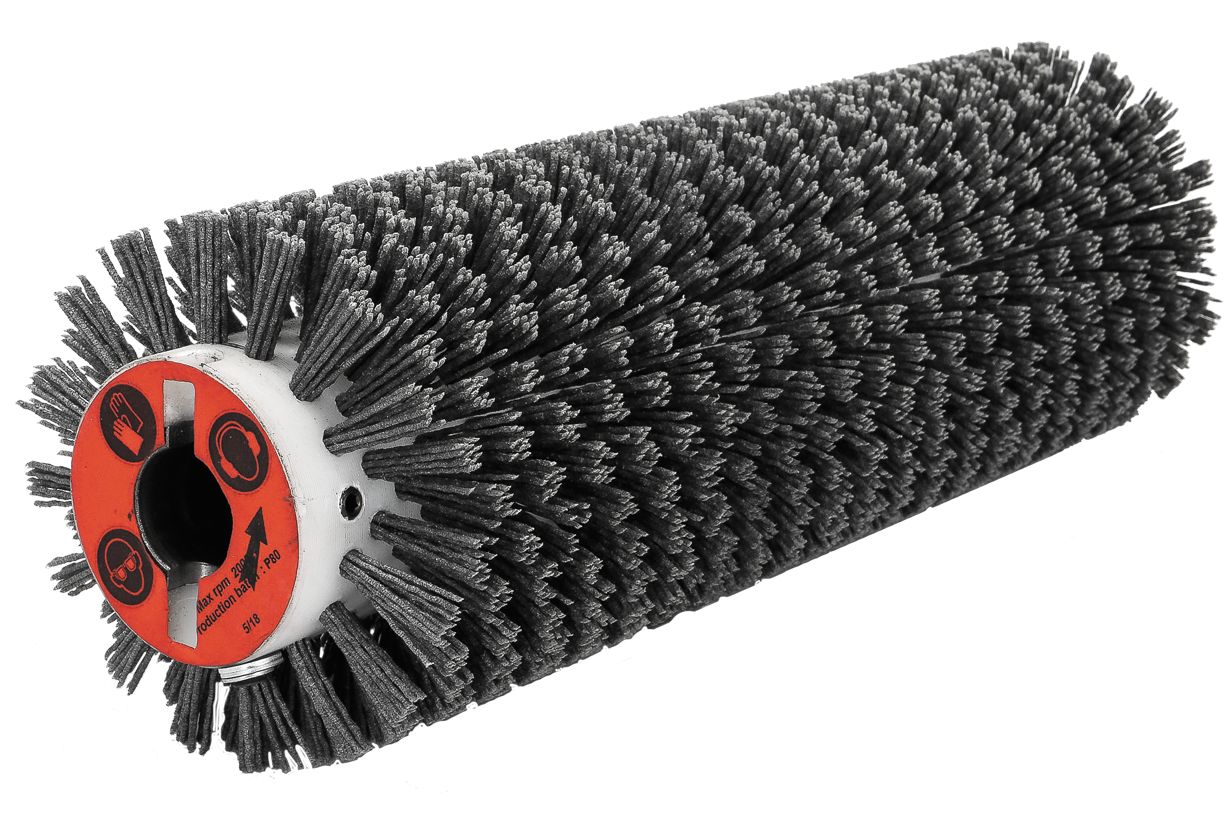 Брашировальная щетка валик O130х410 мм, ворс полимерно-абразивный P80, универсальная для JET JWDS-1632; JWDS-1836; JWDS-2244 и PM2244